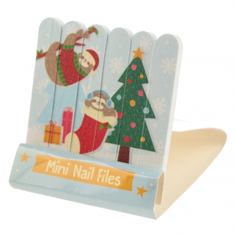 XNAIL05 - Festive Friends Christmas Animals Matchbook Nail File